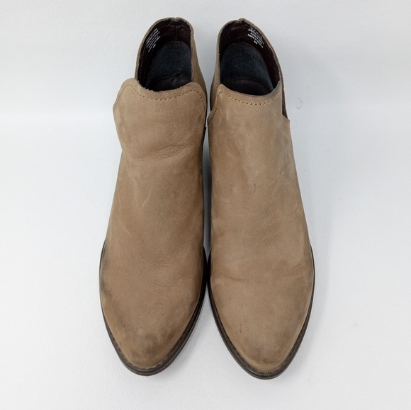 Steve Madden Adelphie Pointed Toe Cut Out Brown Ankle Boots, Women's Size 10 - Picture 7 of 13